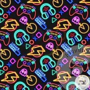 Gamer - Fabric Swatch - Handmade in Honley
