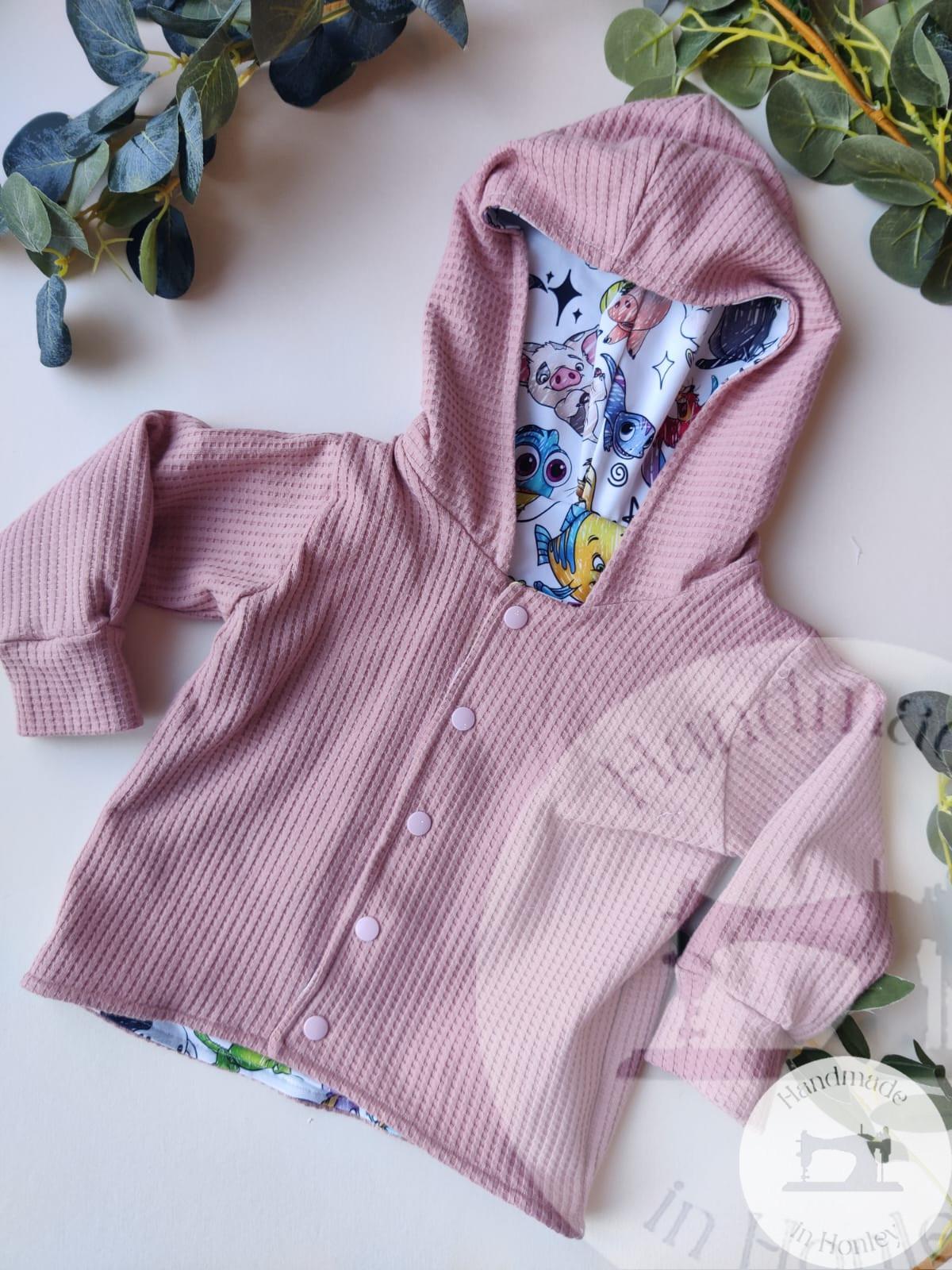 Hooded Cardigan - Handmade in Honley