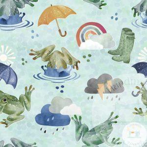 Splash - Fabric Swatch - Handmade in Honley