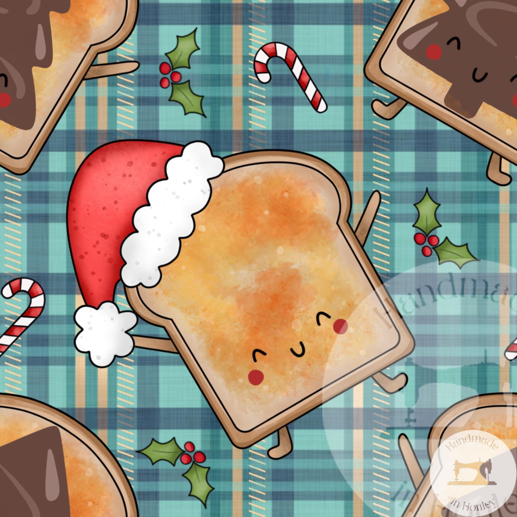 Christmas toast - Jersey Cotton