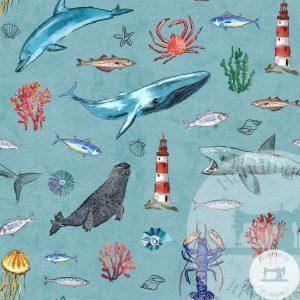 Whale of a time - Jersey Cotton