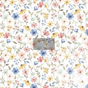 Spring floral - Jersey Cotton