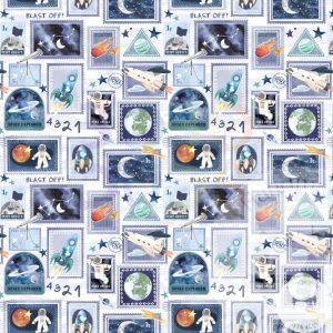 Space stamps - Jersey Cotton