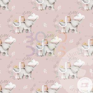 Hello Little One - Pink - Jersey Cotton