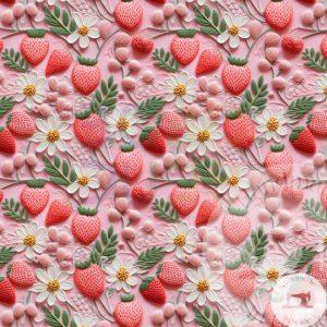 Strawberry fields - Jersey Cotton