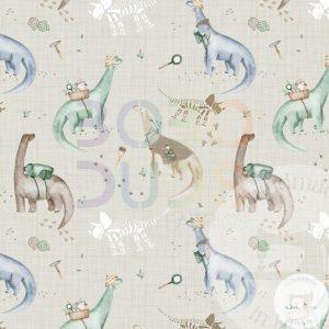 Dino Dig - Jersey Cotton