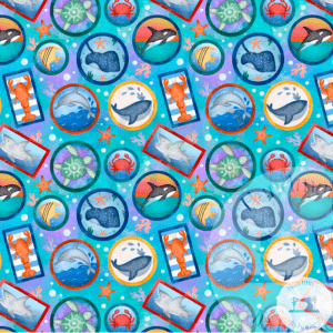 Ocean badges - Jersey Cotton