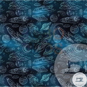 Outer Space - Jersey Cotton