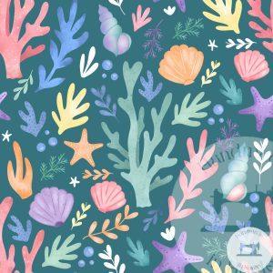 Ocean Plants - Jersey Cotton