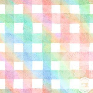 Rainbow Gingham - Jersey Cotton