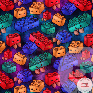 Happy Bricks - Jersey Cotton