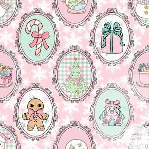 Christmas Frames - Jersey Cotton