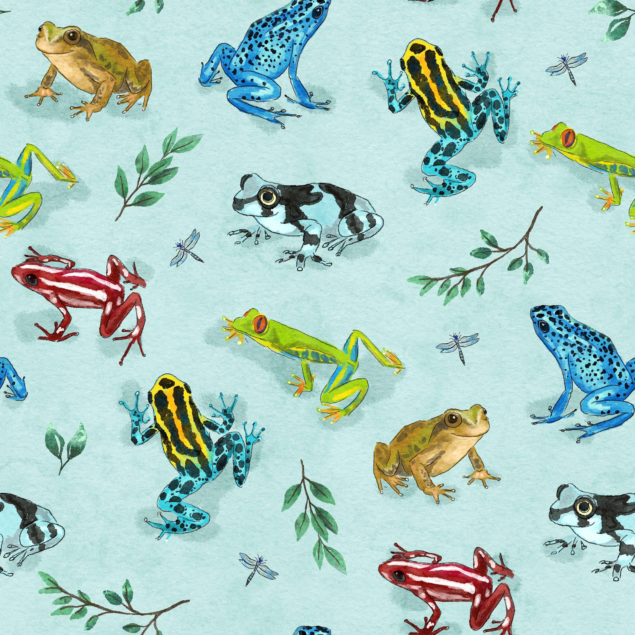 Frogs - Jersey Cotton