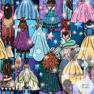 Princesses - Jersey Cotton