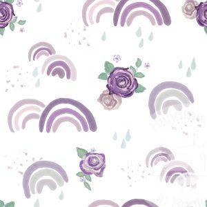 Purple Rainbow - Jersey Cotton