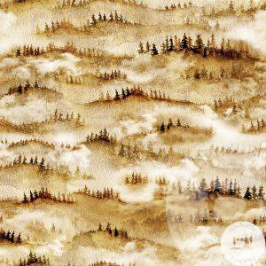 Misty Forrest (yellow) - Jersey Cotton