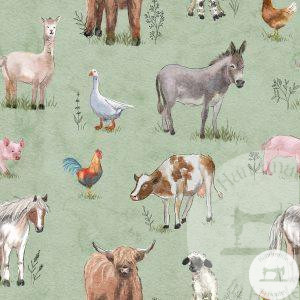 Farmyard Frolics - Jersey Cotton