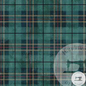 Green Tartan - Jersey Cotton