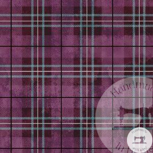 Purple Tartan - Jersey Cotton