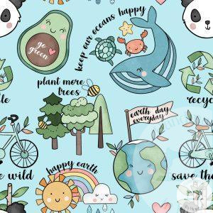Earth - Jersey Cotton