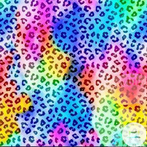 Neon Leopard - Jersey Cotton