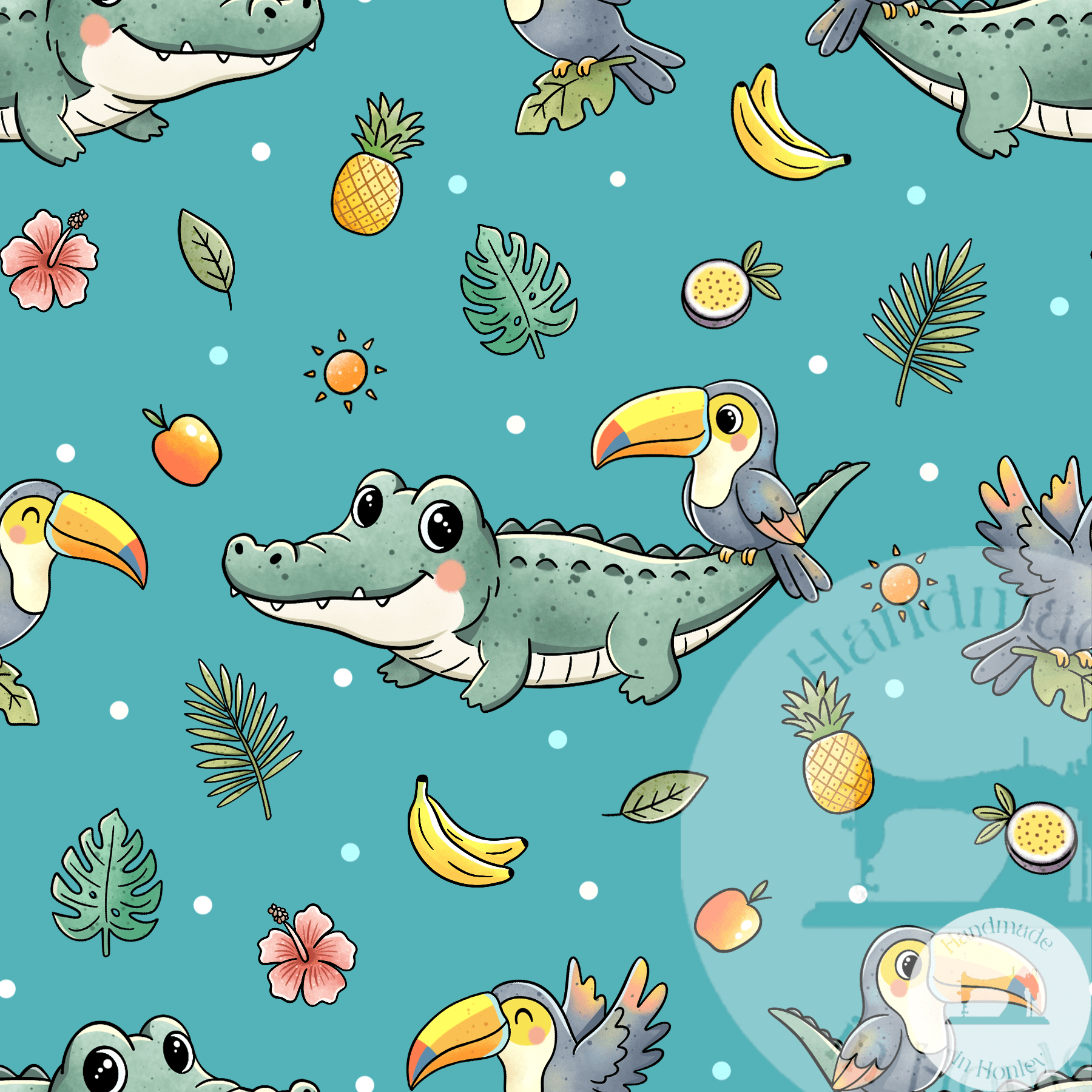 Crocodiles - Jersey Cotton