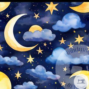 Night Skies - Jersey Cotton